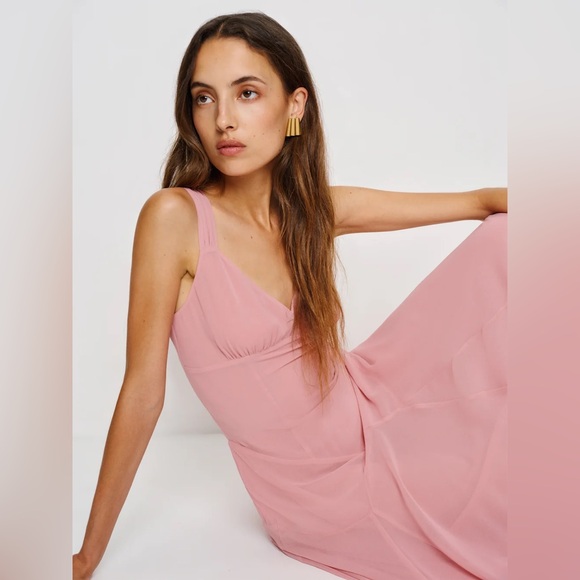 Reformation Dresses & Skirts - NWT Reformation Narcissa Dusty Rose Maxi Dress